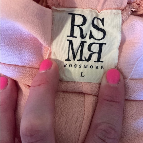 Pink Wide Leg High-Waisted Pants - Picture 2 of 3